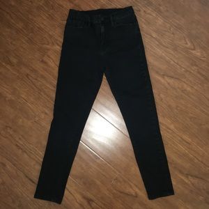 Black twig style BDG jeans